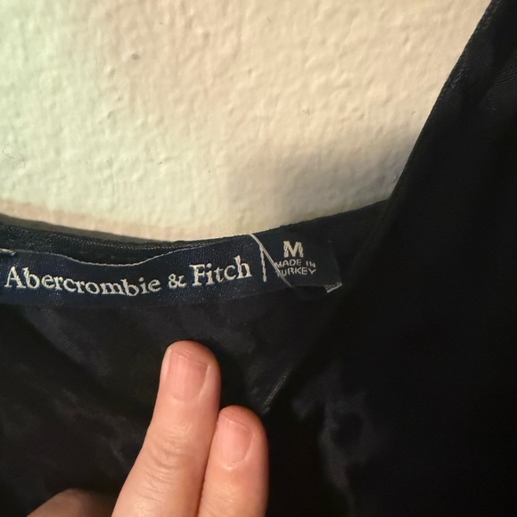 Abercrombie & Fitch Black Midi Dress - Picture 6 of 11